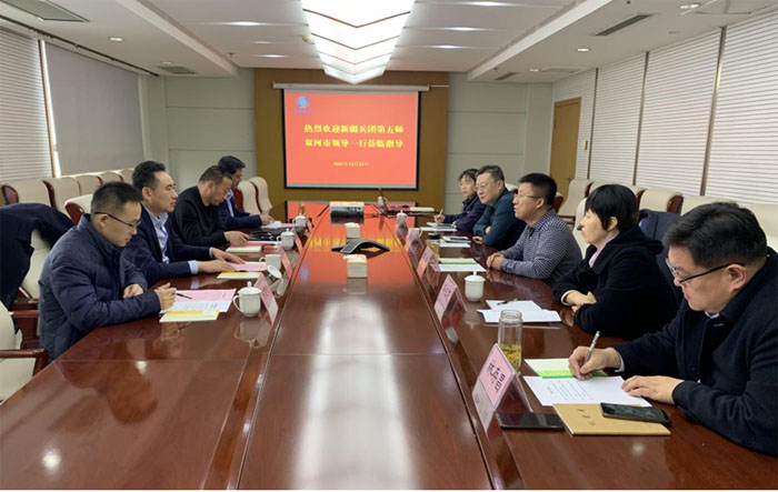 新疆兵團第五師雙河市中部招商組組長、雙河工建總經(jīng)理楊春海一行赴山東公用熱電集團考察學(xué)習(xí)
