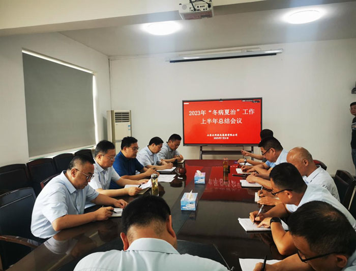 總結進步，時不我待山東公用熱電集團召開2023年“冬病夏治”上半年總結分析會